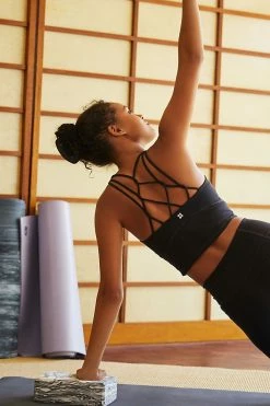 Best Pirce ???? Sweaty Betty Super Soft Strappy Back Workout Tank BLACK ????