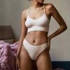 New ???? By Anthropologie Lace Thong LIGHT SAND ????