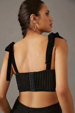 Promo ???? By Anthropologie Velvet Corset BLACK ???? -Sweaty Betty Shop unnamed file 3631