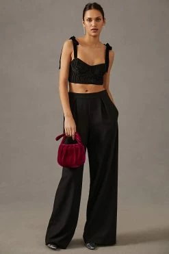 Promo ???? By Anthropologie Velvet Corset BLACK ???? -Sweaty Betty Shop unnamed file 3632
