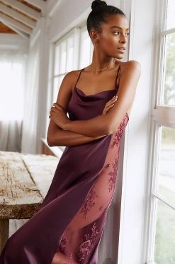 Buy ???? Rya Collection Darling Sheer Maxi ???? Dress PURPLE ????