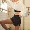 Best Pirce ???? Free People Movement The Way Home Shorts BLACK ⌛