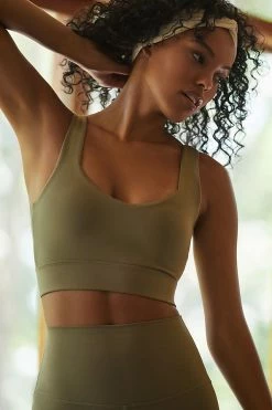 Hot Sale ???? Varley Always Edwards Bra OLIVE ????