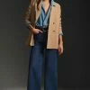 New ???? Maeve Double-Breasted Blazer HEATHERED CAMEL ????