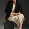 Best Sale ???? Maeve Roll-Sleeve Blazer BLACK ????
