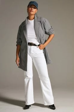 Best Sale ✔️ Avec Les Filles Longline Plaid Blazer GREY ✨ -Sweaty Betty Shop unnamed file 660