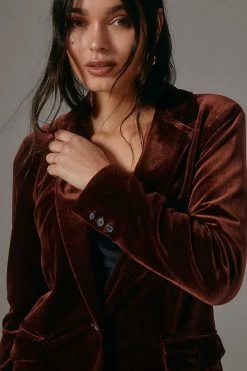 Coupon ❤️ BLANKNYC Velvet Blazer WINE ???? -Sweaty Betty Shop unnamed file 687