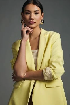 Budget ???? Maeve Button-Back Blazer YELLOW ???? 2 Budget ???? Maeve Button-Back Blazer YELLOW ???? -Sweaty Betty Shop unnamed file 690