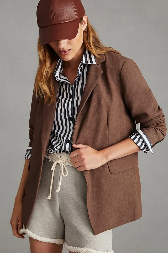 Maeve Afterparty Menswear Blazer Outlet ???? Maeve Afterparty Menswear Blazer BROWN ???? -Sweaty Betty Shop unnamed file 700