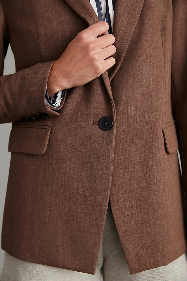Maeve Afterparty Menswear Blazer Outlet ???? Maeve Afterparty Menswear Blazer BROWN ???? -Sweaty Betty Shop unnamed file 702