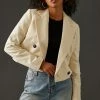 New ???? Maeve Cropped Double-Breasted Jacket WHITE ????