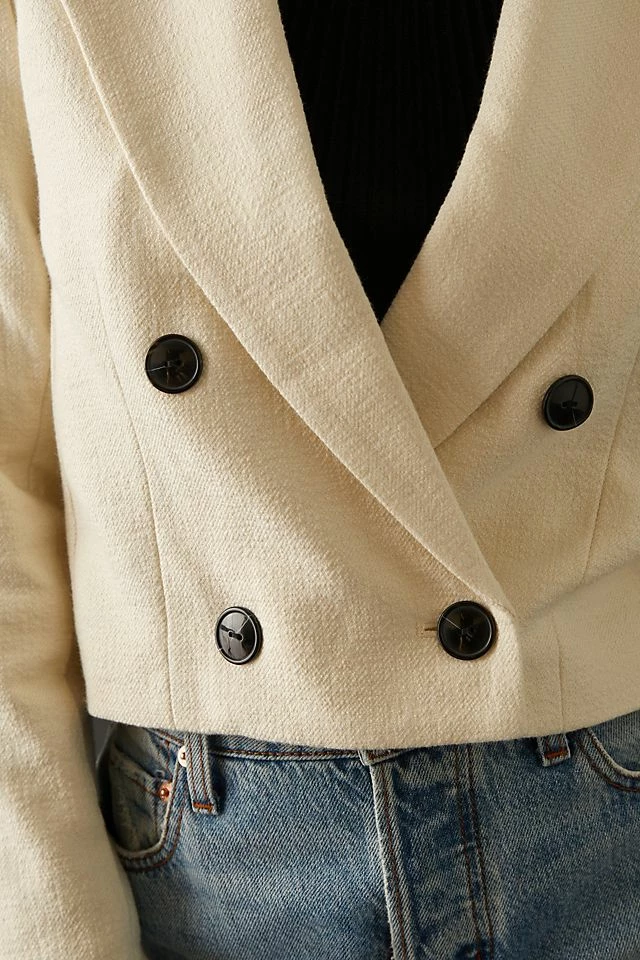 Maeve Cropped Double-Breasted Jacket New ???? Maeve Cropped Double-Breasted Jacket WHITE ???? -Sweaty Betty Shop unnamed file 705