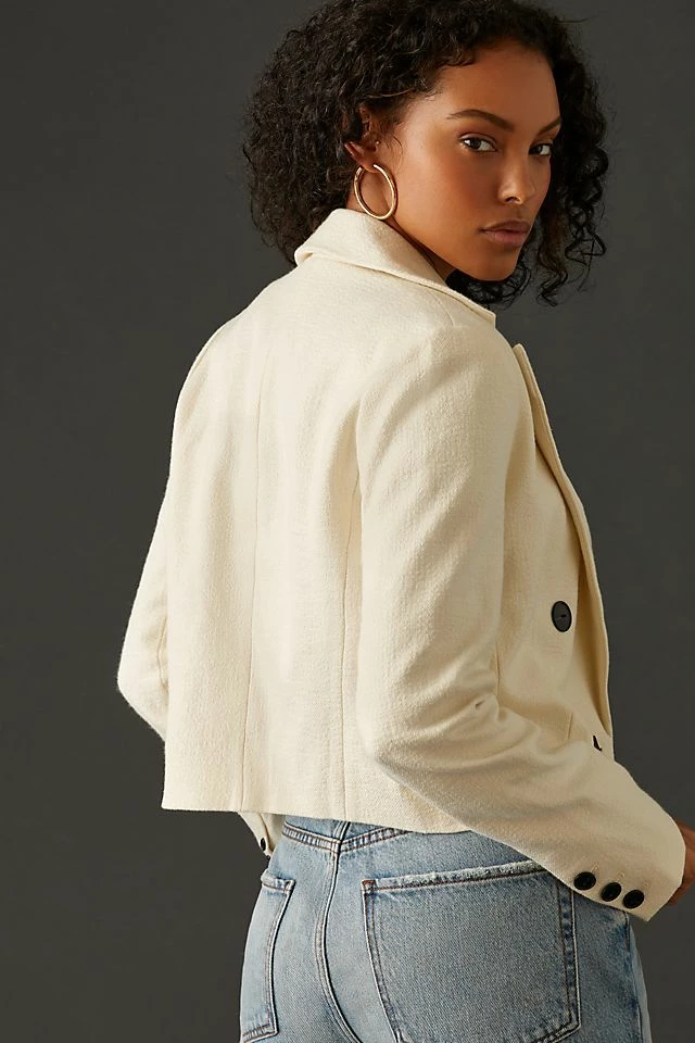 Maeve Cropped Double-Breasted Jacket New ???? Maeve Cropped Double-Breasted Jacket WHITE ???? -Sweaty Betty Shop unnamed file 706