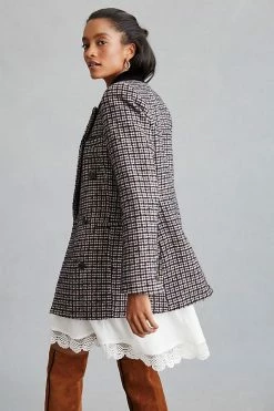 Top 10 ⭐ Avec Les Filles Structured Blazer BLACK MOTIF ???? -Sweaty Betty Shop unnamed file 727