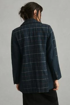Budget ???? Avec Les Filles Oversized Plaid Blazer BLACK MOTIF ???? -Sweaty Betty Shop unnamed file 734