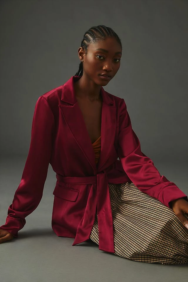 Paige Havenn Satin Blazer Flash Sale ???? Paige Havenn Satin Blazer WINE ???? -Sweaty Betty Shop unnamed file 744
