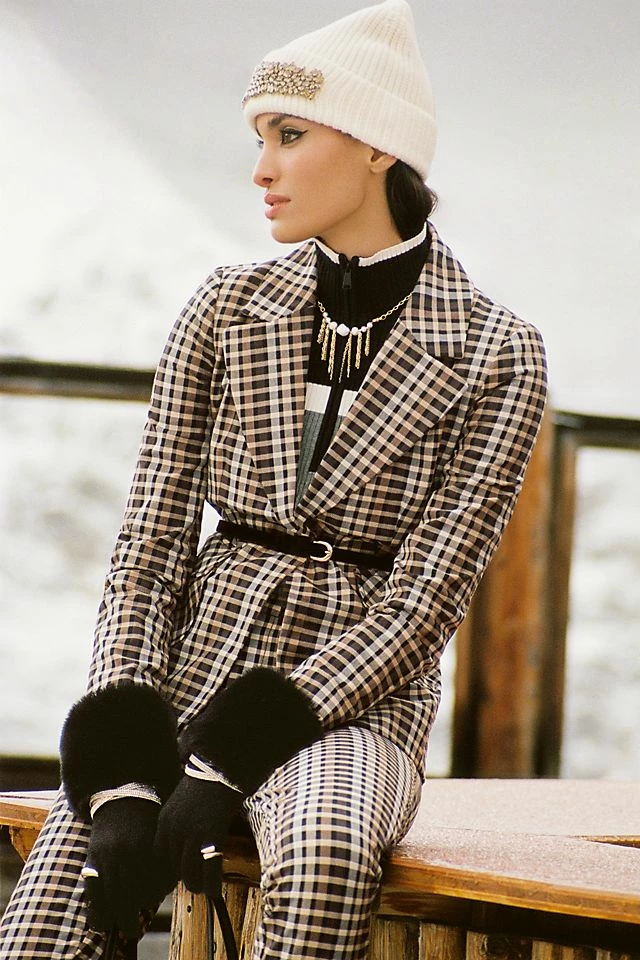 Maeve Plaid Blazer Top 10 ???? Maeve Plaid Blazer BROWN MOTIF ???? -Sweaty Betty Shop unnamed file 745