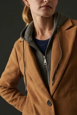 Budget ???? Avec Les Filles Hooded Blazer ???? Coat NEUTRAL ???? -Sweaty Betty Shop unnamed file 766