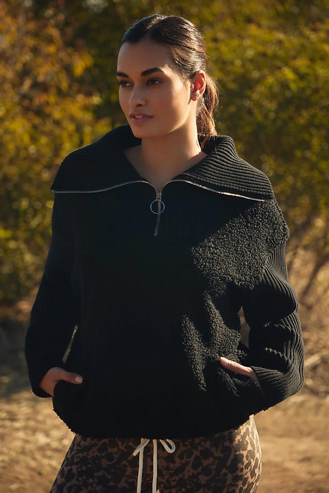 Varley Rogers Half-Zip Sweater Budget ⭐ Varley Rogers Half-Zip Sweater BLACK ???? -Sweaty Betty Shop unnamed file 78
