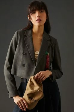 Promo ???? Scotch & Soda Varsity Crop Blazer DARK GREY ⭐ 3 Promo ???? Scotch & Soda Varsity Crop Blazer DARK GREY ⭐ -Sweaty Betty Shop unnamed file 791