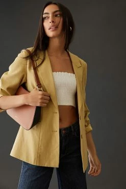 Hot Sale ???? Mon Renn Leone Blazer KHAKI ????