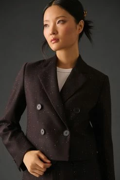 Cheapest ???? Scotch & Soda Cropped Sparkle Jacket BLACK ⭐