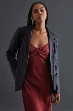 Flash Sale ???? By Anthropologie Faux Leather Blazer BLACK ???? -Sweaty Betty Shop unnamed file 833