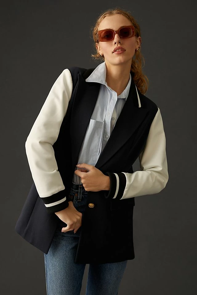 Avec Les Filles Varsity Jacket Budget ???? Avec Les Filles Varsity Jacket NAVY ❤️ -Sweaty Betty Shop unnamed file 837