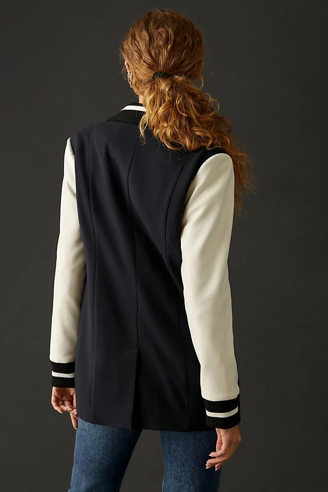 Avec Les Filles Varsity Jacket Budget ???? Avec Les Filles Varsity Jacket NAVY ❤️ -Sweaty Betty Shop unnamed file 838