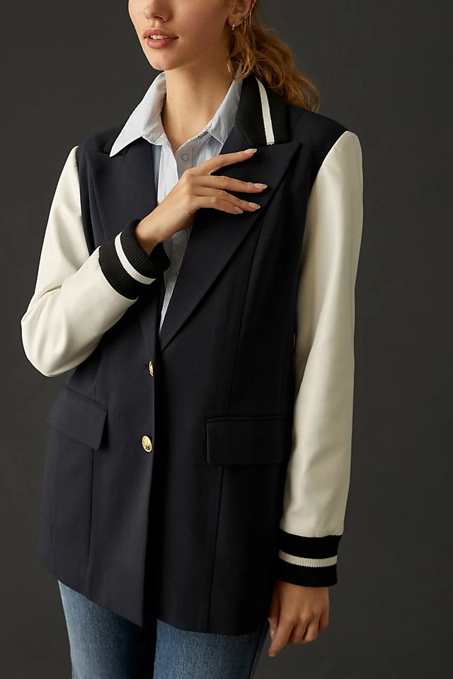 Avec Les Filles Varsity Jacket Budget ???? Avec Les Filles Varsity Jacket NAVY ❤️ -Sweaty Betty Shop unnamed file 840