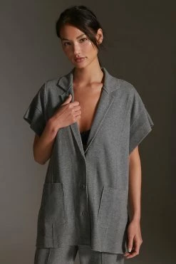 New ???? Daily Practice By Anthropologie The Heather Elbert Blazer GREY ???? -Sweaty Betty Shop unnamed file 845