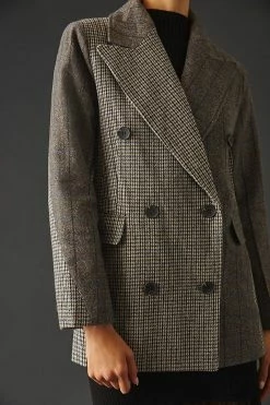 Budget ???? Avec Les Filles Plaid Colorblock Blazer GREY MOTIF ???? -Sweaty Betty Shop unnamed file 849