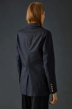 Best Pirce ⭐ DL1961 Indigo ???? Coated Blazer DENIM DARK ???? -Sweaty Betty Shop unnamed file 856