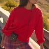 Budget ???? Electric & Rose Ronan Pullover Sweatshirt RED ⭐