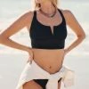 Flash Sale ???? Sanctuary V-Wire Racer ???? Bikini Top BLACK ????