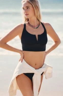 Flash Sale ???? Sanctuary V-Wire Racer ???? Bikini Top BLACK ????