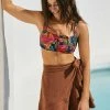 Flash Sale ???? Farm Rio Square-Neck ???? Bikini Top MEDIUM PINK ????